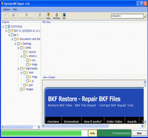 Backup Repair Software is loading Corrupt BKF File